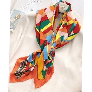 High quality 90x90 cm Square silk scarf